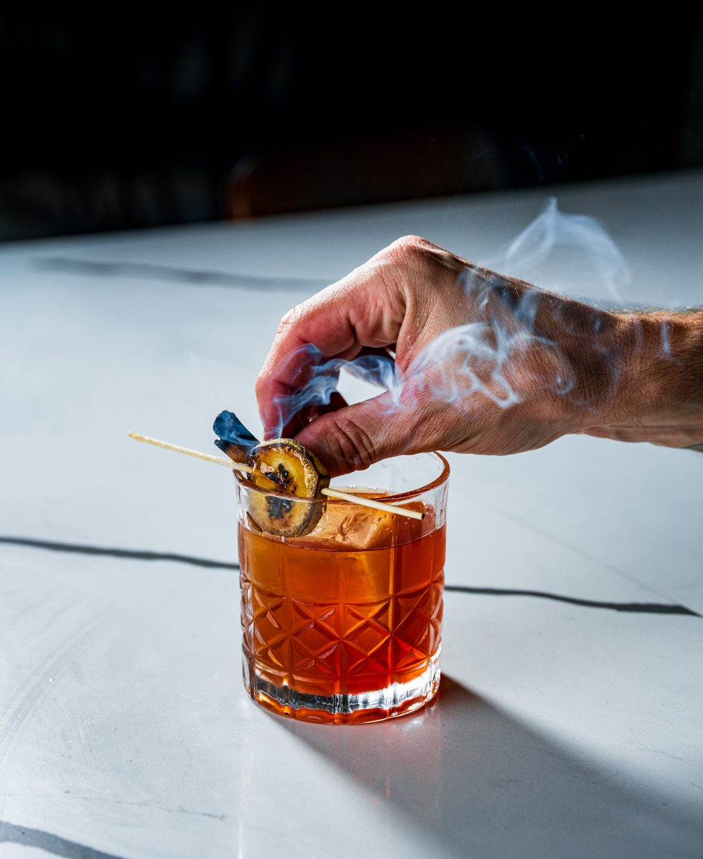 Smoked old fashioned by Acros Studio