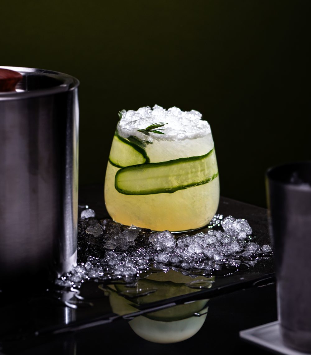 Cucumber cocktail by Acros Studio